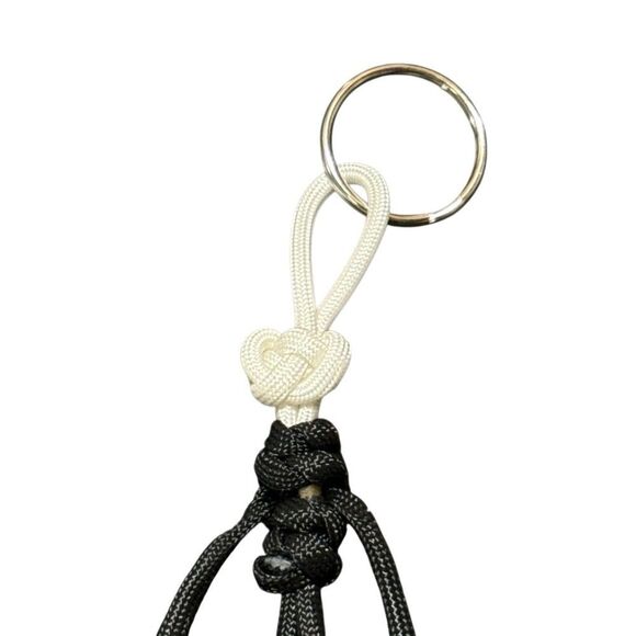 Handmade Jack Skellington Paracord Keychain - Picture 5 of 6